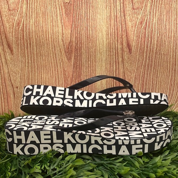 Michael Kors Wedge Flip Flop Sandals - Picture 4 of 5